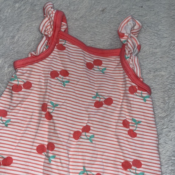 5/$20 🍒Baby, Rococo 3mo, cute cherry pattern romper - Picture 3 of 5